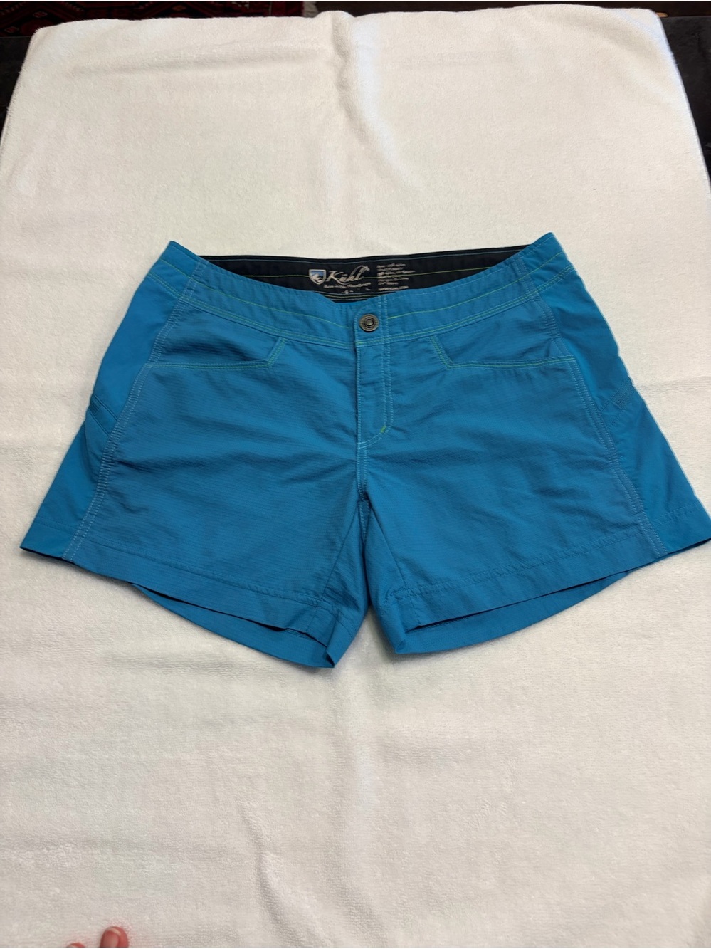 Kuhl Women's Turquoise Blue Performance Shorts Size 6